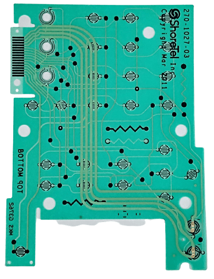 membrane double sided through hole