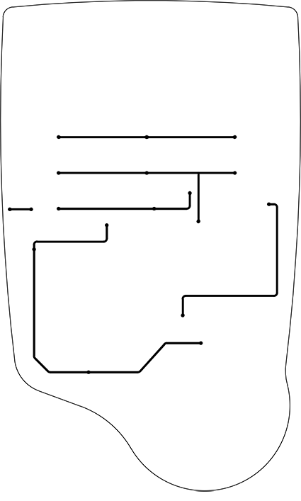 membrane bottom circuit layer