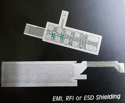 membrane switch EMI RF ESD shielding