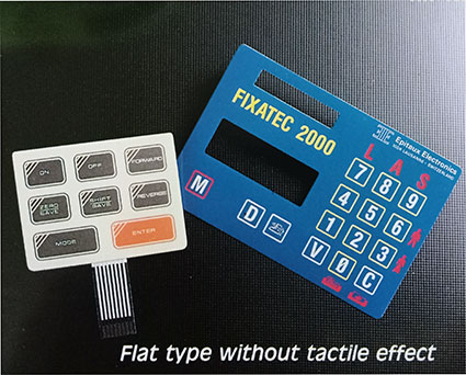 membrane switch+MYLAR TACTILE EFFECT